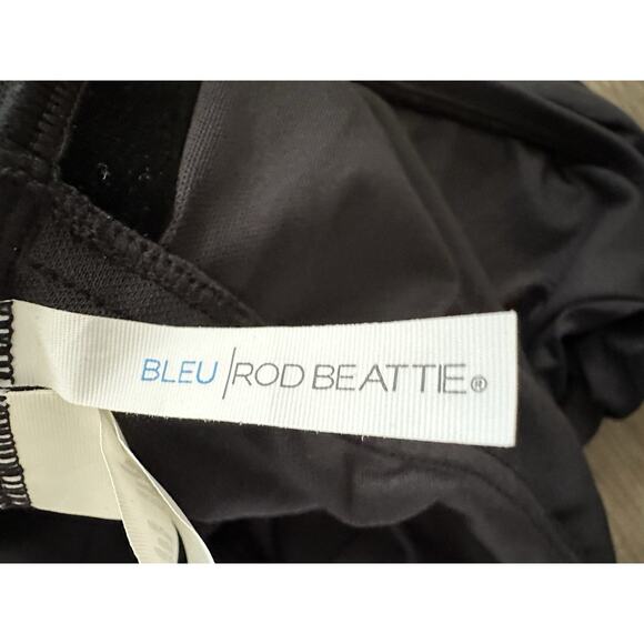 Bleu Rod Beattie Women Urban Goddess High Neck One-Piece Swimsuit Black Size 4 - Picture 8 of 10